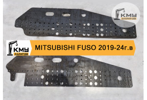 Боковые пластины усиления рамы на Mitsubishi Fuso. (Щеки)