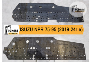 Пластины усиления рамы под кму,Isuzu NPR 75-79. (Щеки)